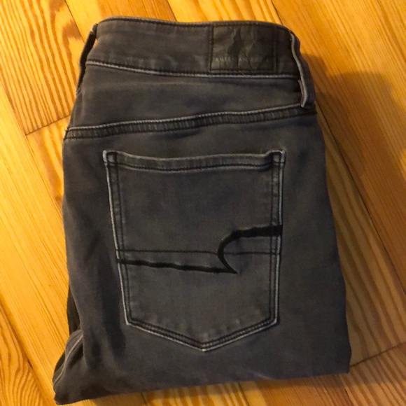 Black Stretchy American Eagle Jeans - Picture 6 of 6